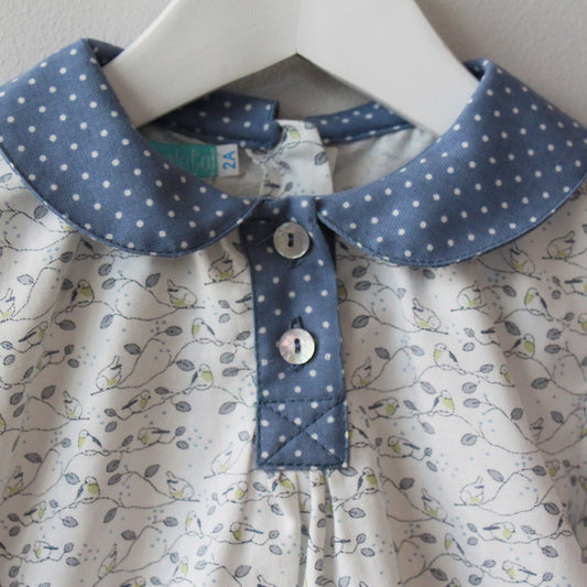 Túnica "Birdie blue"