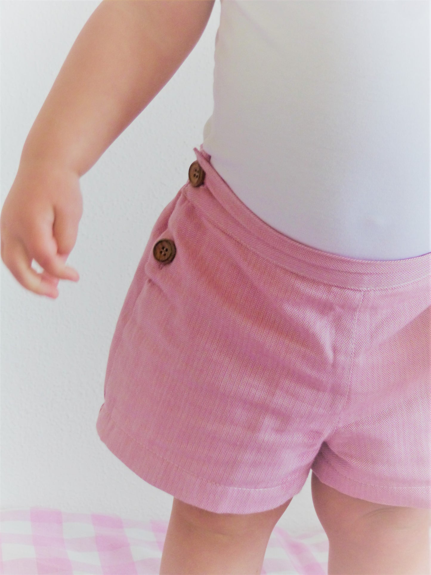 Calção Rosa Espigas